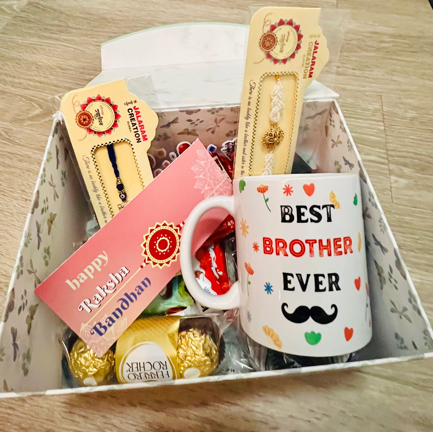 CUSTOMIZE RAKHI HAMPER FOR YOUR BROTHERS